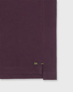 Load image into Gallery viewer, Long-Sleeved Polo in Merlot Pima Pique
