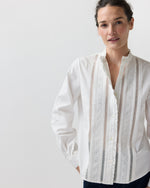 Load image into Gallery viewer, Letitia Blouse in White Poplin