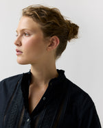 Load image into Gallery viewer, Letitia Blouse in Black Poplin