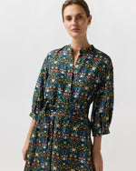 Load image into Gallery viewer, Tessa Dress in Forbidden Fruit Liberty Fabric Silk Twill
