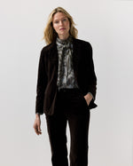 Load image into Gallery viewer, Marguerite Jacket in Chocolate Stretch Velveteen