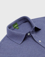 Load image into Gallery viewer, Court Polo in Heather Twilight Pima Pique