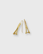 Load image into Gallery viewer, Alligator Spinous Process Earrings in Vermeil