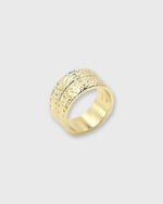 Load image into Gallery viewer, Armadillo Shell Ring in Vermeil