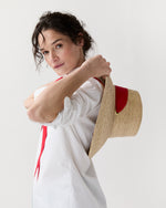 Load image into Gallery viewer, The Wildflower Hat in Red Long Ribbon