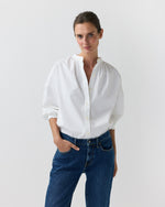 Load image into Gallery viewer, Sunny Blouse in White Poplin