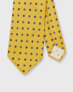Load image into Gallery viewer, Silk Print Tie in Maize/Sky/Brown Foulard