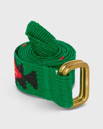 Load image into Gallery viewer, Hand-Loomed D-Ring Belt in Pine Tribal