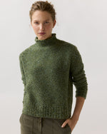 Load image into Gallery viewer, Stevie Teddy Sweater in Lovat Multi Cashmere/Silk