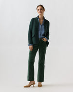 Load image into Gallery viewer, Tyrolean Jacket in Heather Pine Extrafine Merino Wool