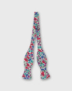 Load image into Gallery viewer, Cotton Bow Tie in Poppy & Daisy Liberty