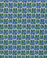 Load image into Gallery viewer, Silk Print Tie in Green Gancini Links