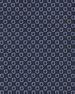 Load image into Gallery viewer, Silk Print Tie in Dark Blue Gancini