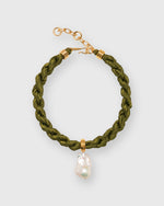 Load image into Gallery viewer, Woven Collar in Olive Branch