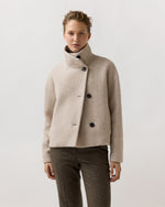 Load image into Gallery viewer, Cropped Funnel Jacket in Almond