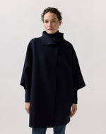 Load image into Gallery viewer, Kimono Coat in Navy Blue