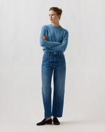 Load image into Gallery viewer, The Dodger Flood Jean in Green Thumb