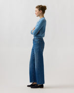 Load image into Gallery viewer, The Dodger Flood Jean in Green Thumb