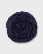 Load image into Gallery viewer, Chantiley Lace Border Scarf in Peacoat