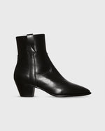 Load image into Gallery viewer, Lou Western Boot in Black Leather