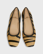 Load image into Gallery viewer, Cecelia Flat in Zebra Calf Hair
