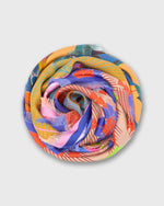 Load image into Gallery viewer, Reversible Silk Square Scarf in Four Square Multi
