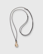 Load image into Gallery viewer, Drop Pendant on String in Toffee/Gold