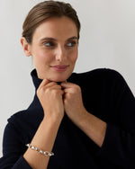 Load image into Gallery viewer, Oval Link Bracelet in Silver