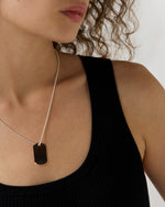 Load image into Gallery viewer, Dog Tag Necklace in Silver
