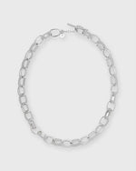 Load image into Gallery viewer, Oval Link Necklace in Silver