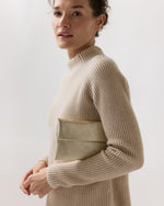 Load image into Gallery viewer, Paige Clutch in Platino Leather