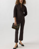 Load image into Gallery viewer, Zip Pouch in Camouflage Calf Hair