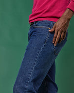 Load image into Gallery viewer, Clift Straight Leg Jean in Medium Wash Stretch Denim