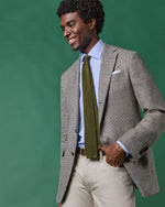 Load image into Gallery viewer, Virgil No. 2 Jacket in Chocolate/Bone/Blue Glen Plaid Hopsack