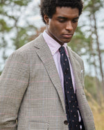 Load image into Gallery viewer, Virgil No. 2 Jacket in Chocolate/Bone/Blue Glen Plaid Hopsack
