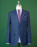 Load image into Gallery viewer, Ghost Blazer in Blue Herringbone
