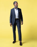 Load image into Gallery viewer, Kincaid No. 3 Suit in Air Force Blue High-Twist