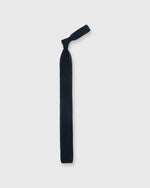 Load image into Gallery viewer, Silk Knit Tie Dark Navy