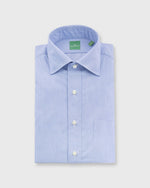 Load image into Gallery viewer, Spread Collar Dress Shirt Blue End-on-End