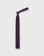 Load image into Gallery viewer, Silk Knit Tie Plum
