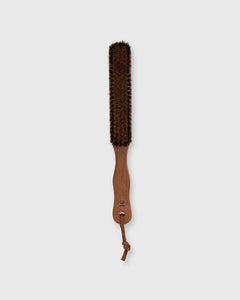 Clothes Brush Oiled Pearwood/Bronze Wire Bristles