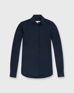 Load image into Gallery viewer, Icon Blouse Navy Silk
