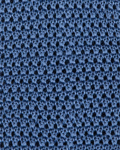 Silk Knit Tie Mid-Blue