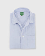 Load image into Gallery viewer, Pajama Set Blue Stripe End-On-End