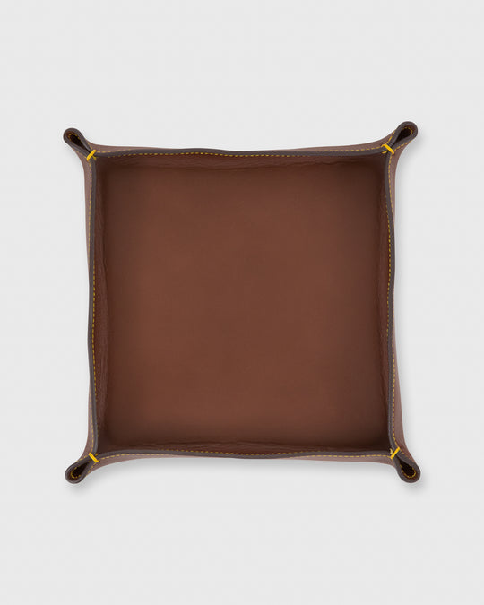 Large Tray Papaya Leather
