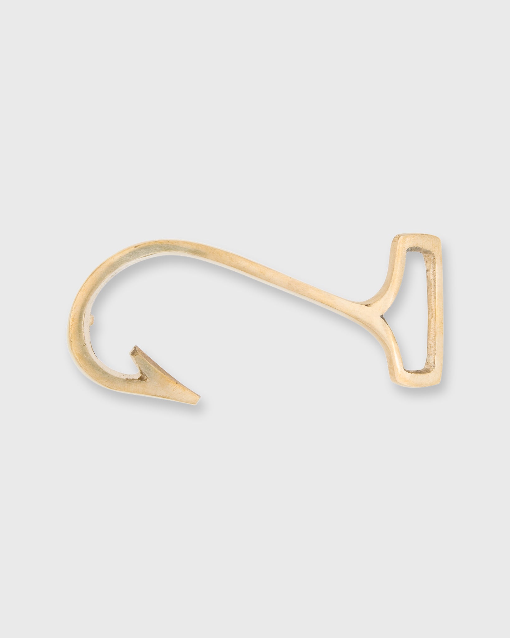 Hook Belt Buckle in Brass