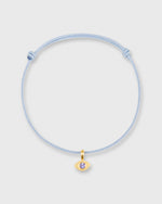 Load image into Gallery viewer, Small Evil Eye Gem Charm Bracelet Tanzanite/Assorted Color Cord