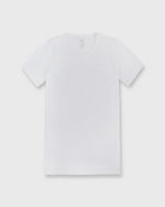 Load image into Gallery viewer, Short-Sleeved Relaxed Tee White Pima Cotton
