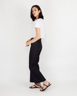 Load image into Gallery viewer, Short-Sleeved Relaxed Tee White Pima Cotton