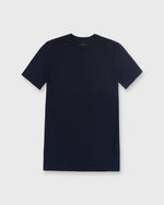 Load image into Gallery viewer, Short-Sleeved Tee Navy Pima Cotton
